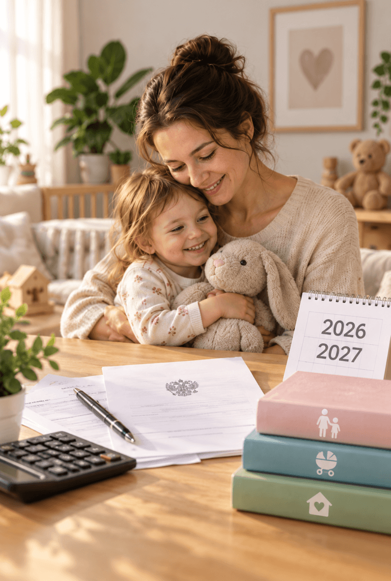 7+ выплат для родителей, детей и беременных в России в 2026-2027 годах