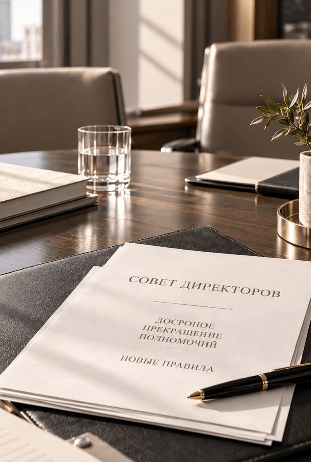 Досрочное прекращение полномочий в совете директоров: новые правила